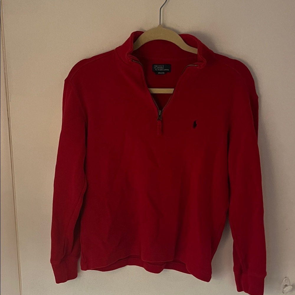 Polo by Ralph Lauren Kids Red Half-Zip Sweatshirt